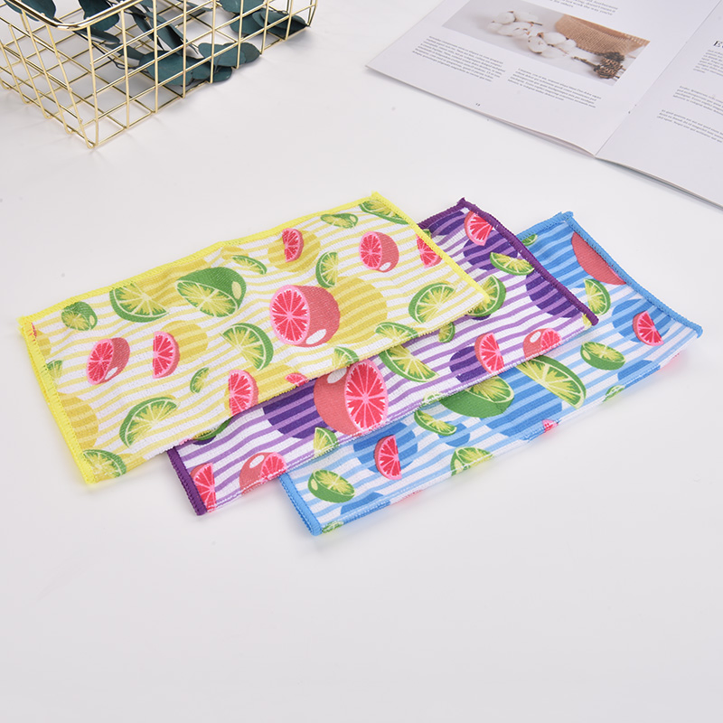 Hot Sale Cleaning Dust Wiping Printed Microfiber Cloth From China Factory