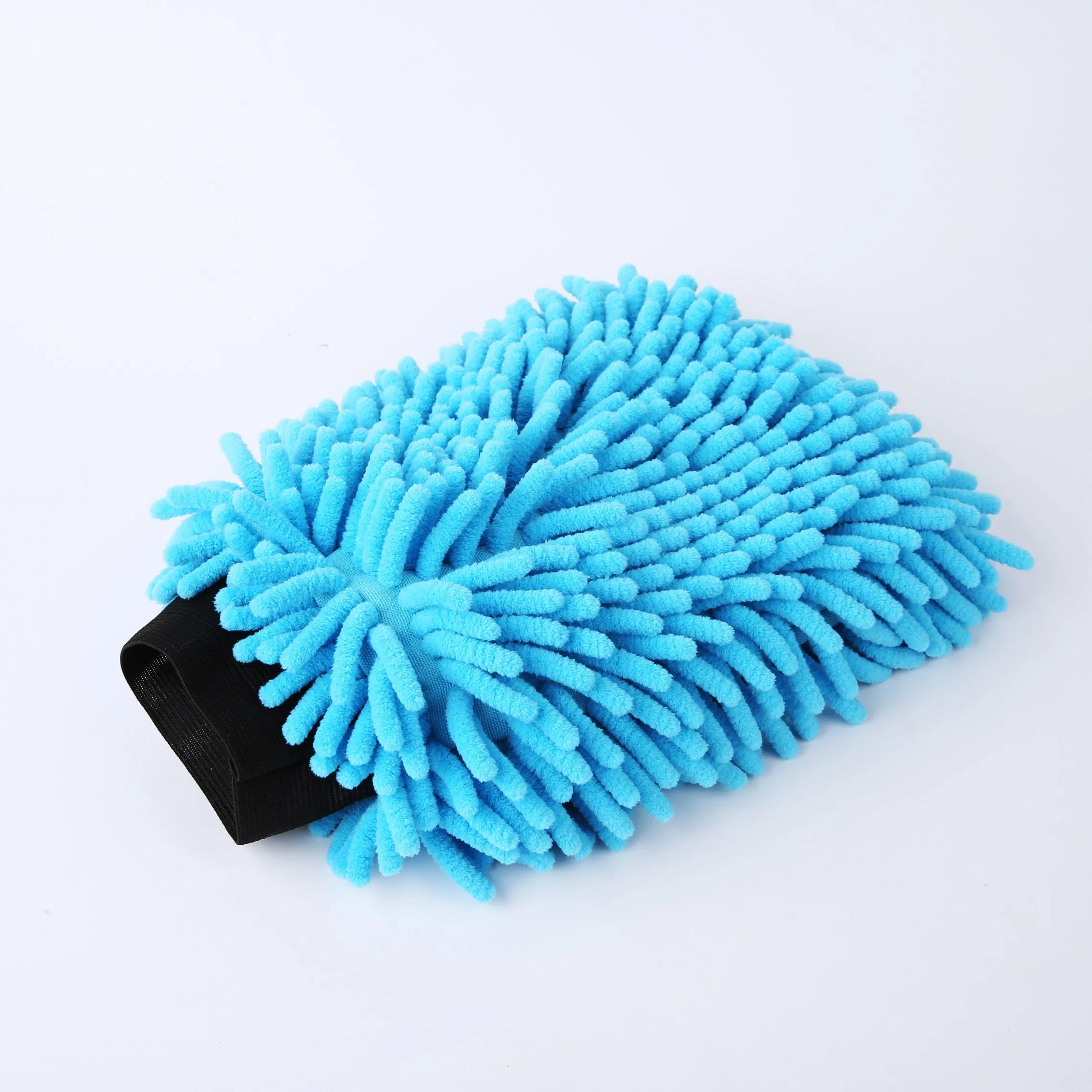 Microfibre Chenille Wash Cleaning Gloves for Car Auto Care Kitchen Flat Bath