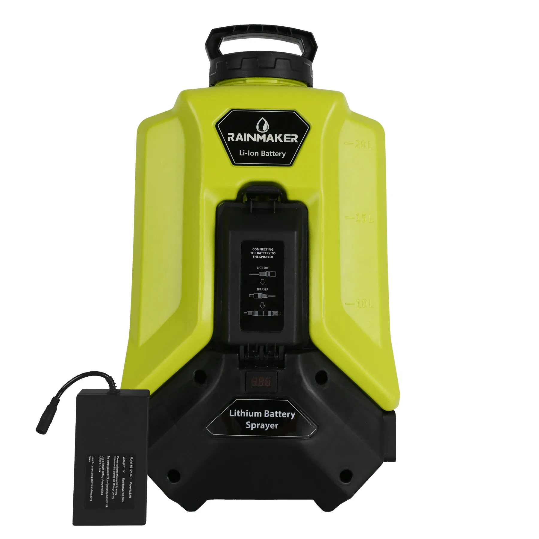 Rainmaker 10 Liter Garden Pesticide Portable Rechargeable Electric Powered Sprayer