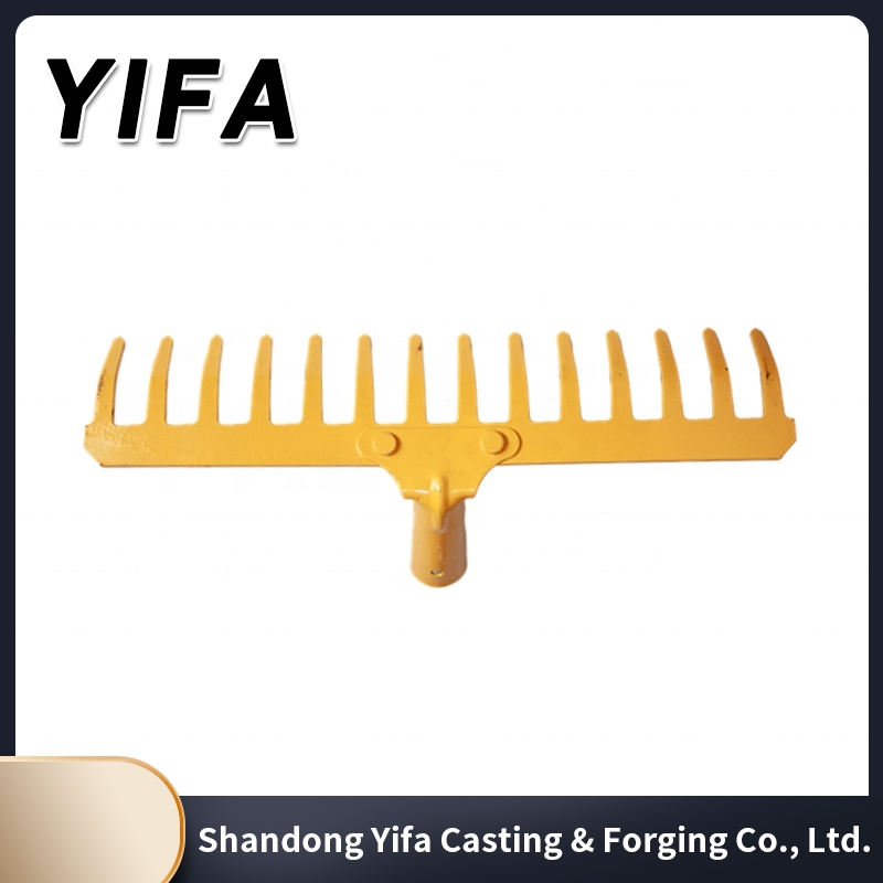 Iron Garden Rake for Garden Tools Anti-Rust Rake Agricultural Hand Tool