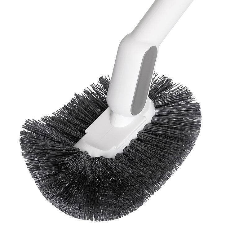 Multi-Angle Toilet Brush Curved Toilet Brush Curved Angled Toilet Cleaning Brush Bathroom Toilet Brush Plastic Long-Handle Angled-Head Toilet Cleaning Brush