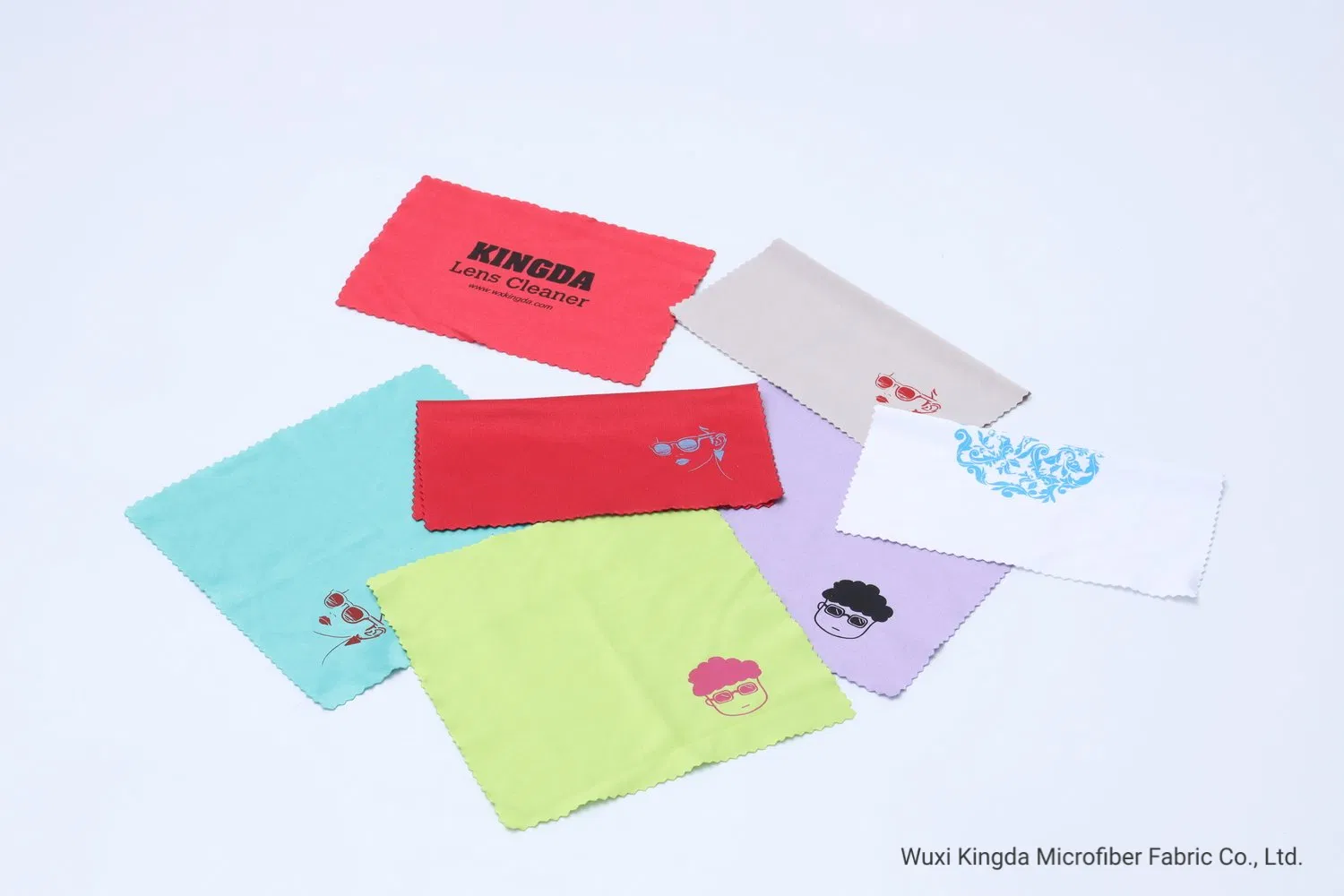 Silk Screen Logo Printing Microfiber Lens Cleaning Cloth for Sunglasses