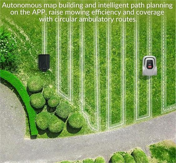 Remote Control RC Automatic Smart Garden Battery Robot Electric Lawn Mower