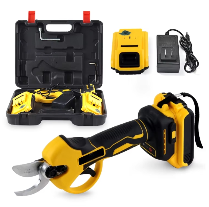 Brushless Battery Garden Shears: 25mm Electric Tools for Pruning