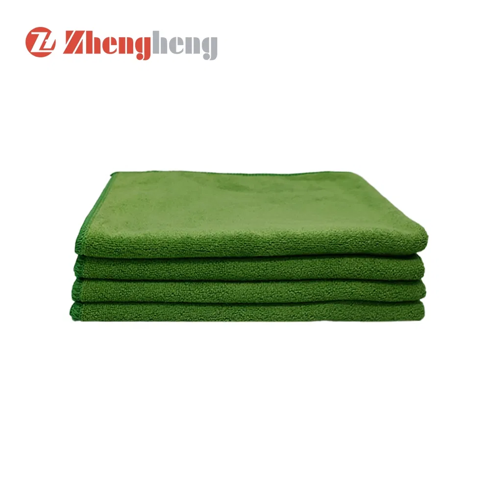 Microfiber Quick-Dry Towel Cloth Multipurpose Plain Weft Knitting Cloth for Home Use for Car and Kitchen Cleaning Wiping