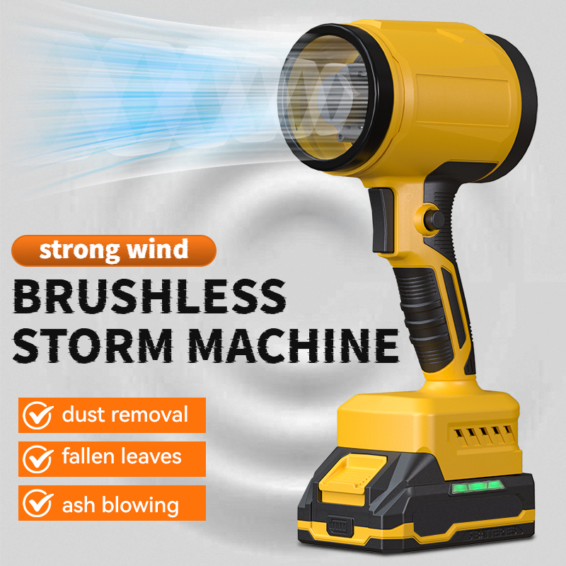 Lectric Blow Lithium Battery Brushless Motor Cordless Leaf Blower Automobile Dust Removal