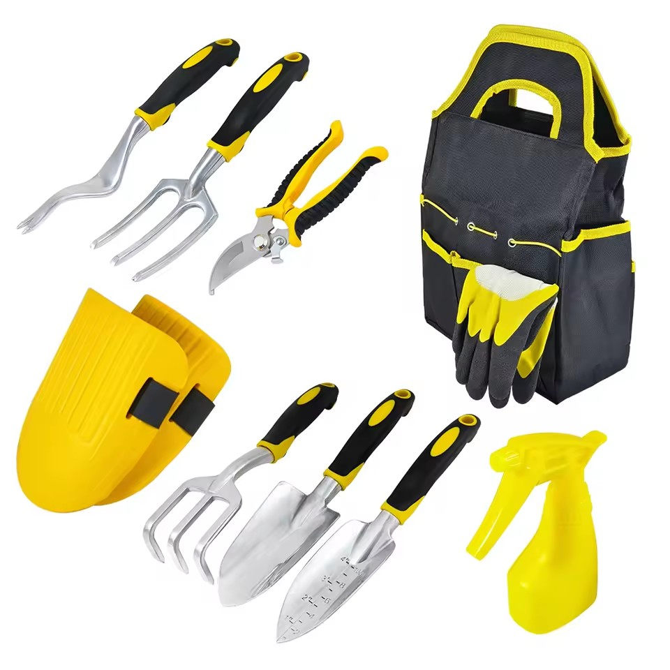 Heavy Duty Hand Tools for Pruning Trowel Rake Cultivator for Outdoor Gardening