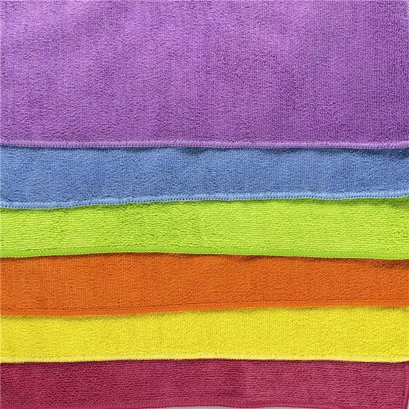 High Quality Microfiber Polyester Polyamide 30*30cm 40X40cm 250GSM 300GSM Custom Color Cleaning Cloth