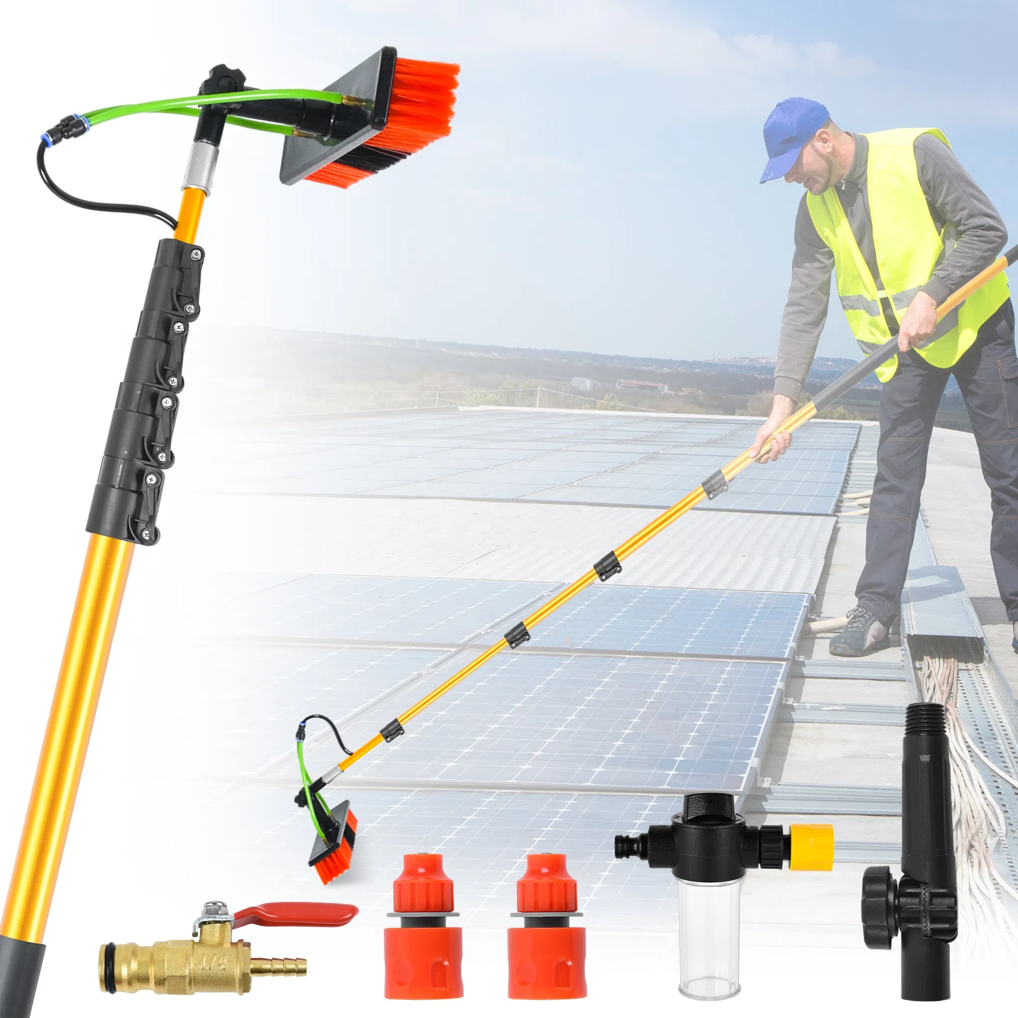 Premium Window Washing Tool for High-Performance Solar Panel Care