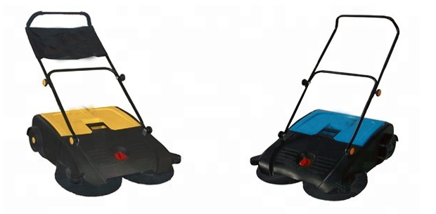 2021 New Arrival Walk Behind Hand Push Electric Manual Floor/Road/Street Cleaning Tool