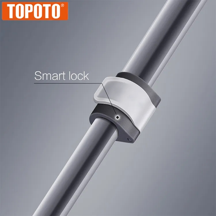 Topoto Wholesale 2 in 1 Adjustable Brooms and Cleaning Bathroom Brushes Floor Tile Cleaning Brush