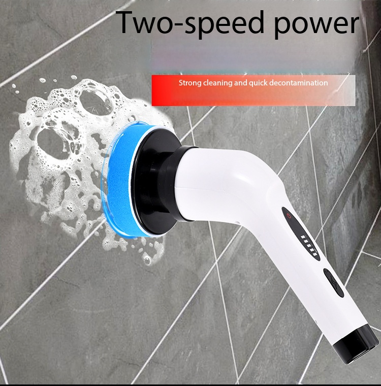 Nine in One Separate Brush Head Cleaning Brush for Bathroom Exhaust Fans