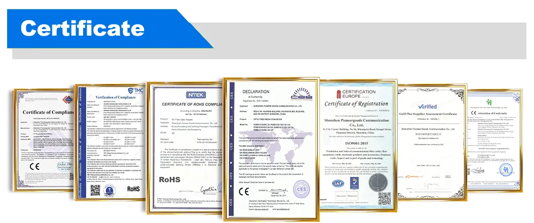 Certificates