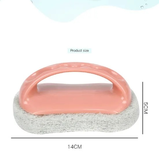Multipurpose Cleaning Tool Sponge Brush with Handle