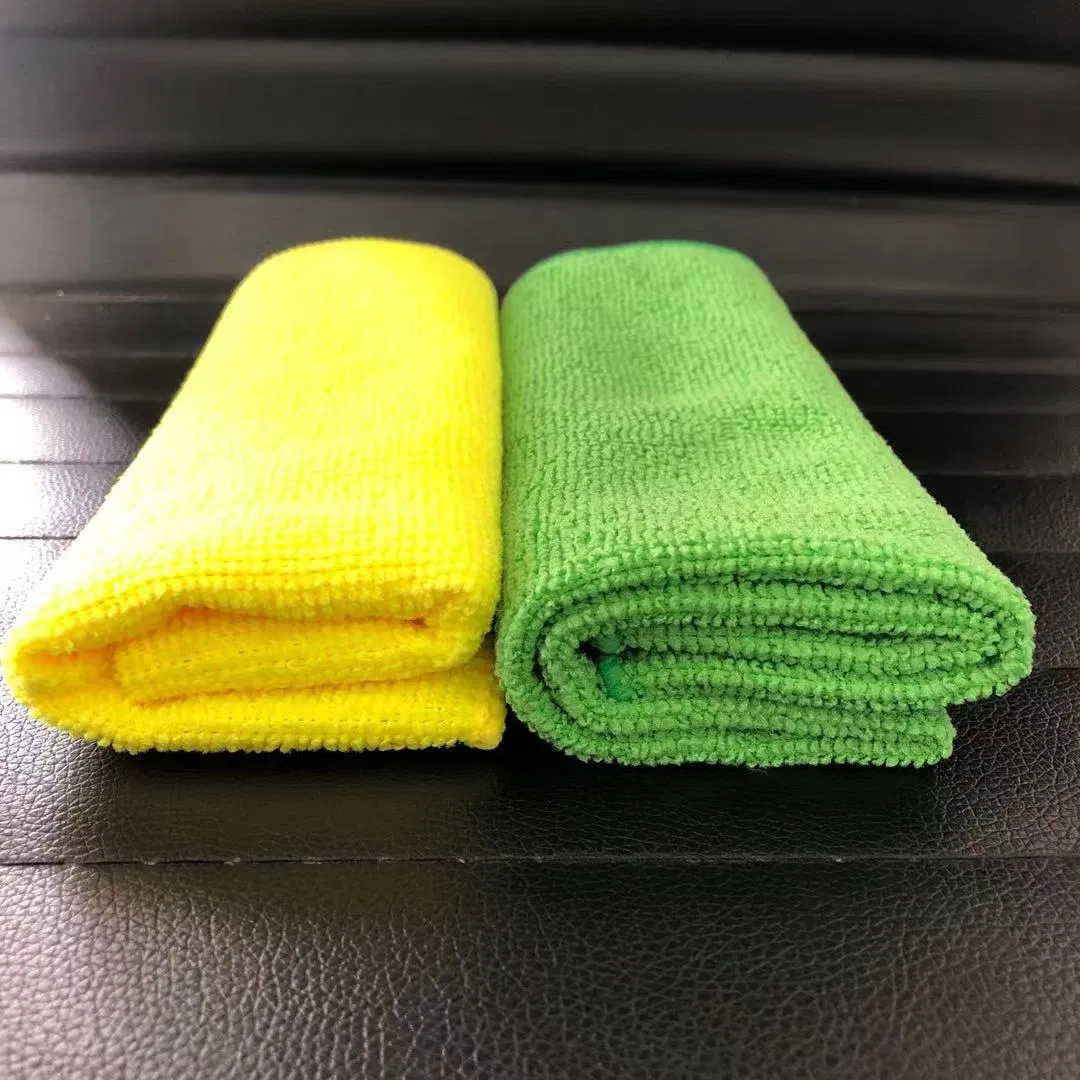 250GSM 40*40cm Microfiber Cleaning Cloth Kitchen Household Car Wash Bathroom Dish Clean