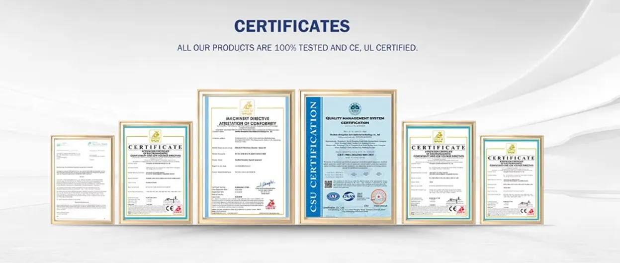 Certifications