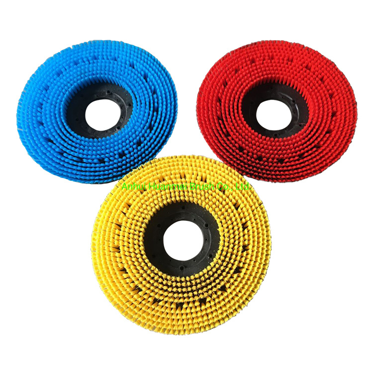 Stiff PP 0.5mm Bristle Rotary Cleaning Brush Plate Ride on Scrubber Floor Buffer Machine Disc Brush