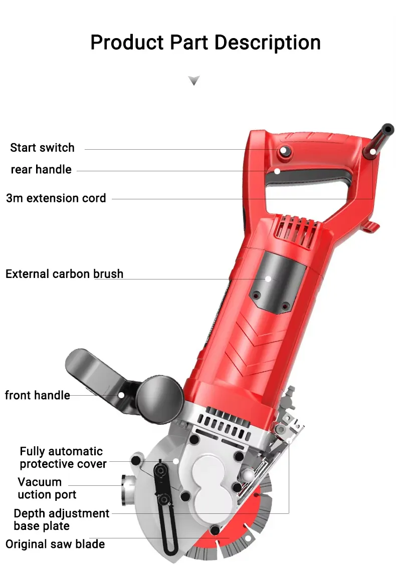 Wall Slotting Machine Details