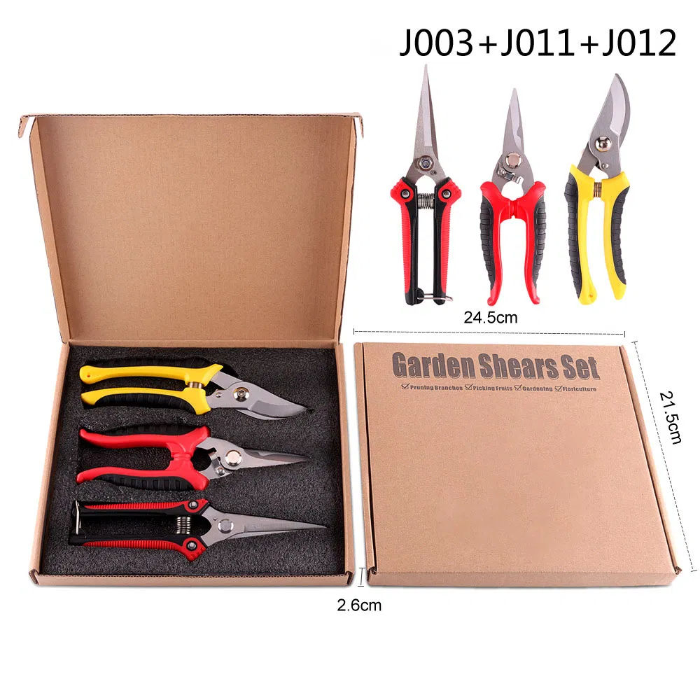 Hand Pruners Garden Tool Set Rough Twig Pruning Scissors Horticultural Fruit Tree Flower Branch