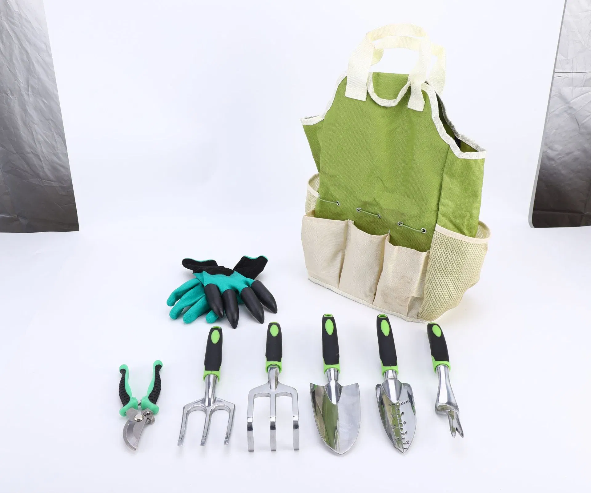 Premium Aluminum Alloy Rake Trowel Pruning Scissors Garden Hand Tool