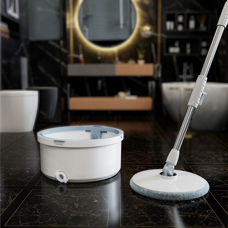 Dual Chamber Floor Cleaning System with Spin Dry Technology