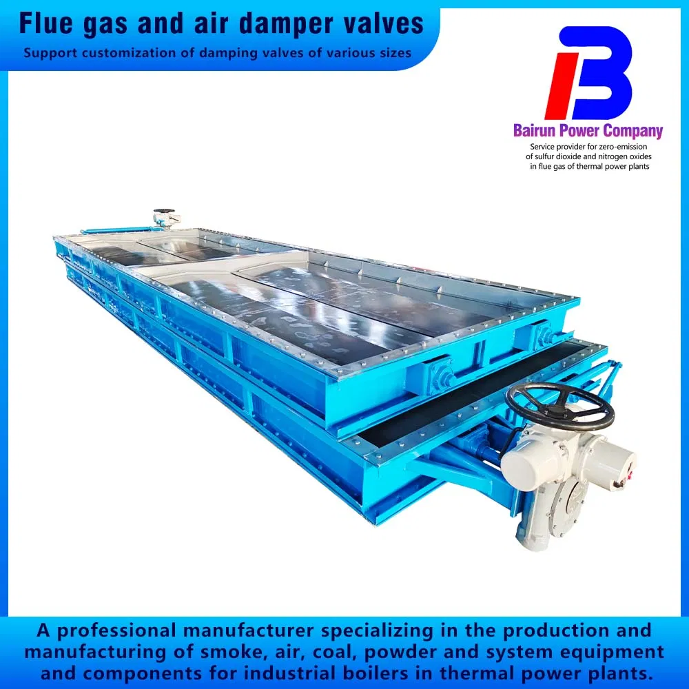 Coal-Fired Boiler Flue Damper, Suitable for Dust Removal and Desulfurization Pipelines