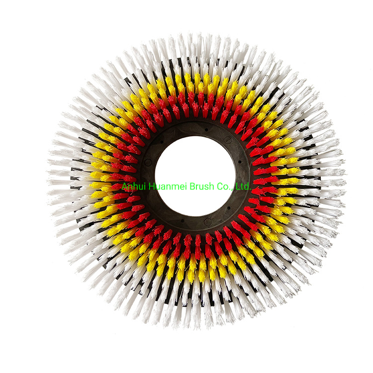 Stiff PP 0.5mm Bristle Rotary Cleaning Brush Plate Ride on Scrubber Floor Buffer Machine Disc Brush