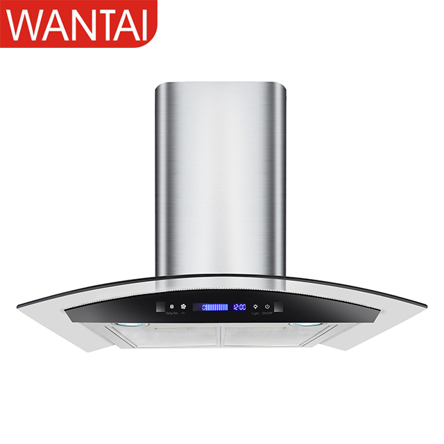 60cm 90cm Manufacturer Kitchen Cooker Hood Wall Mounted Automatic Cleaning Extractor Fan Stainless Kitchen Exhaust Range Hood