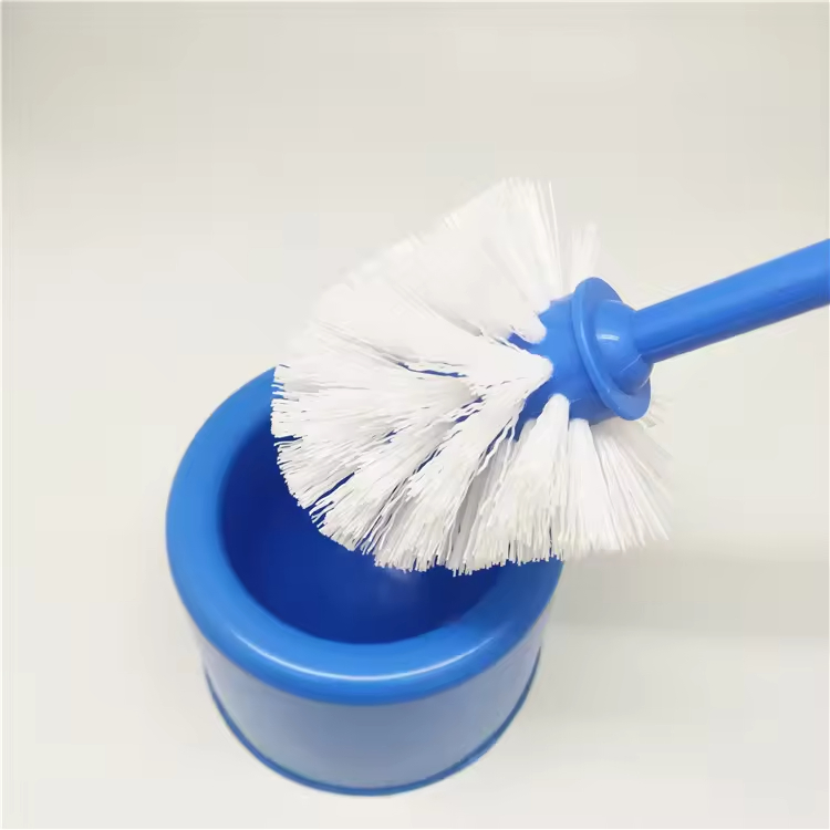 Sanitary Ware Bathroom Accessories Super Cleaning Standing Bowl Plastic Toilet Brush with Holder