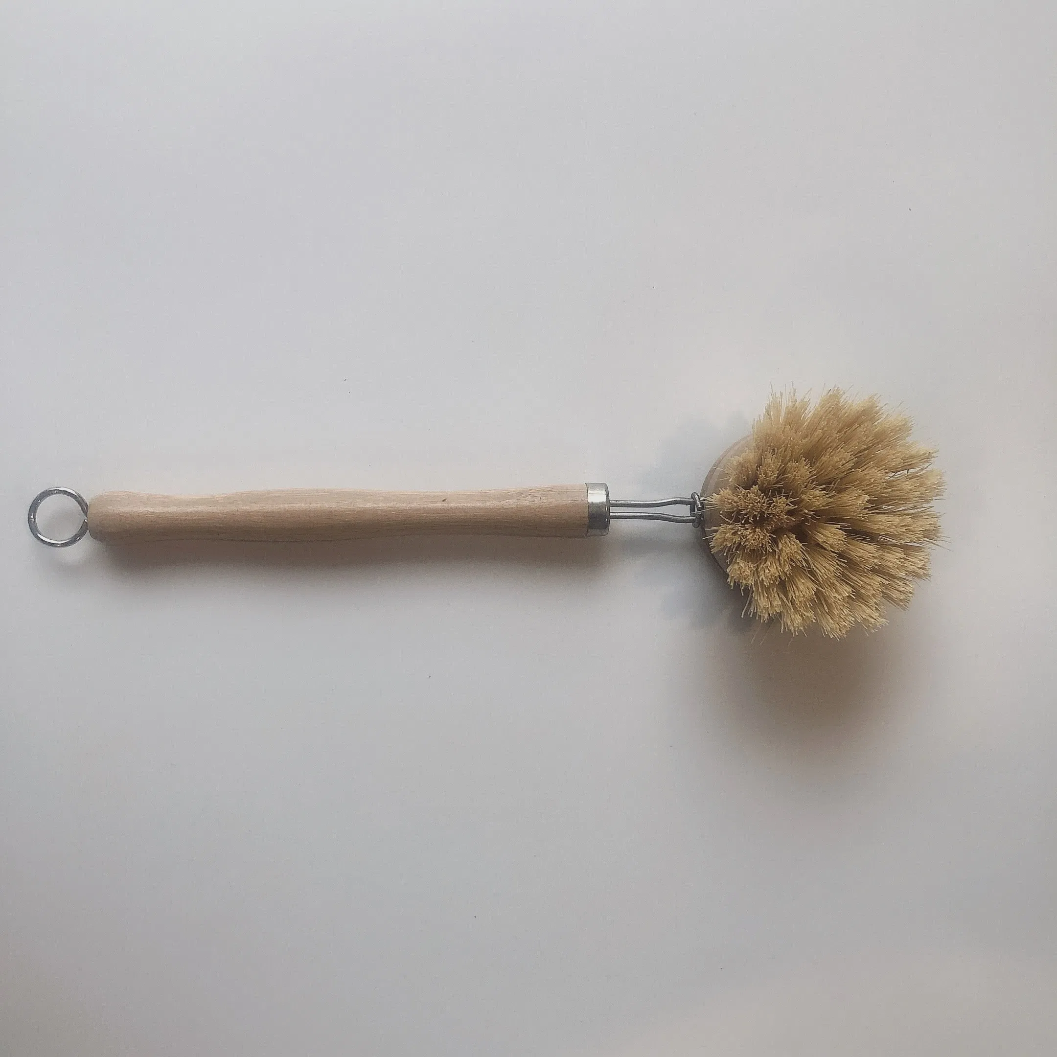 100% Organic Bamboo Scrub Brush Pot Brushes Dish Scrubber for Household Cleaning