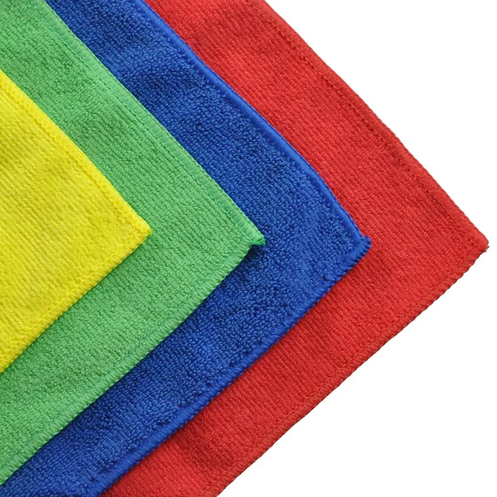 Soft Absorbent Microfiber 80 Polyester 20 Polyamideroll Cleaning Cloth for Kitchen Dish Towel
