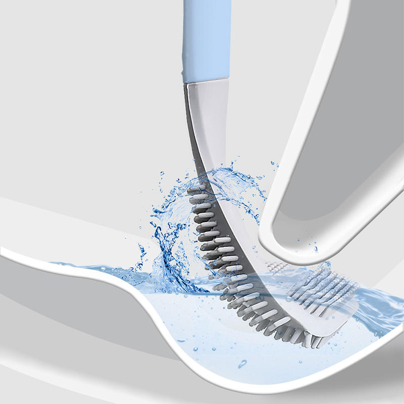 Household Cleaning Tools Automatic Self Closing Wall Mounted New Design Plastic Toilet Cleaner Brush with Holder