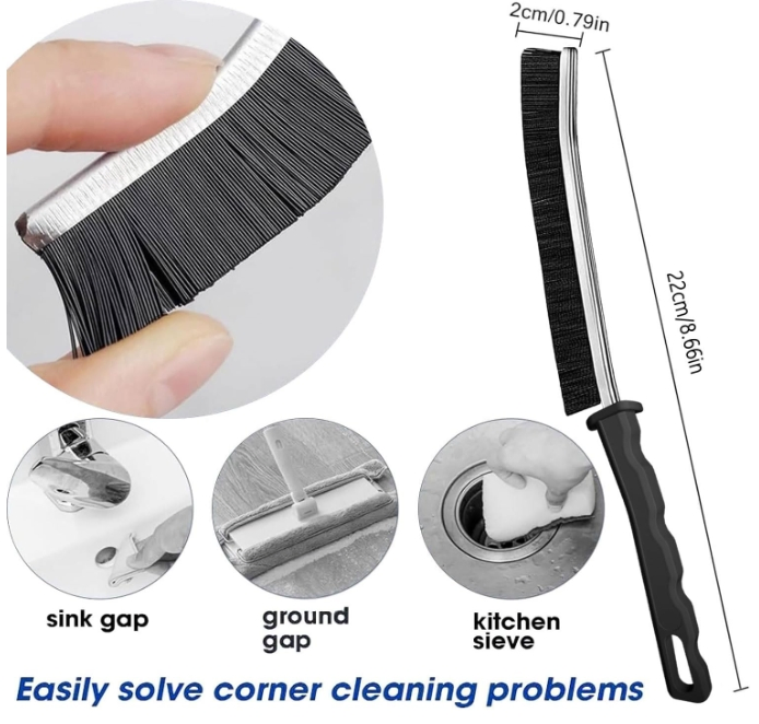 Ultra Narrow Cleaning Brush Bathroom Gap Brush Long Strip Brush