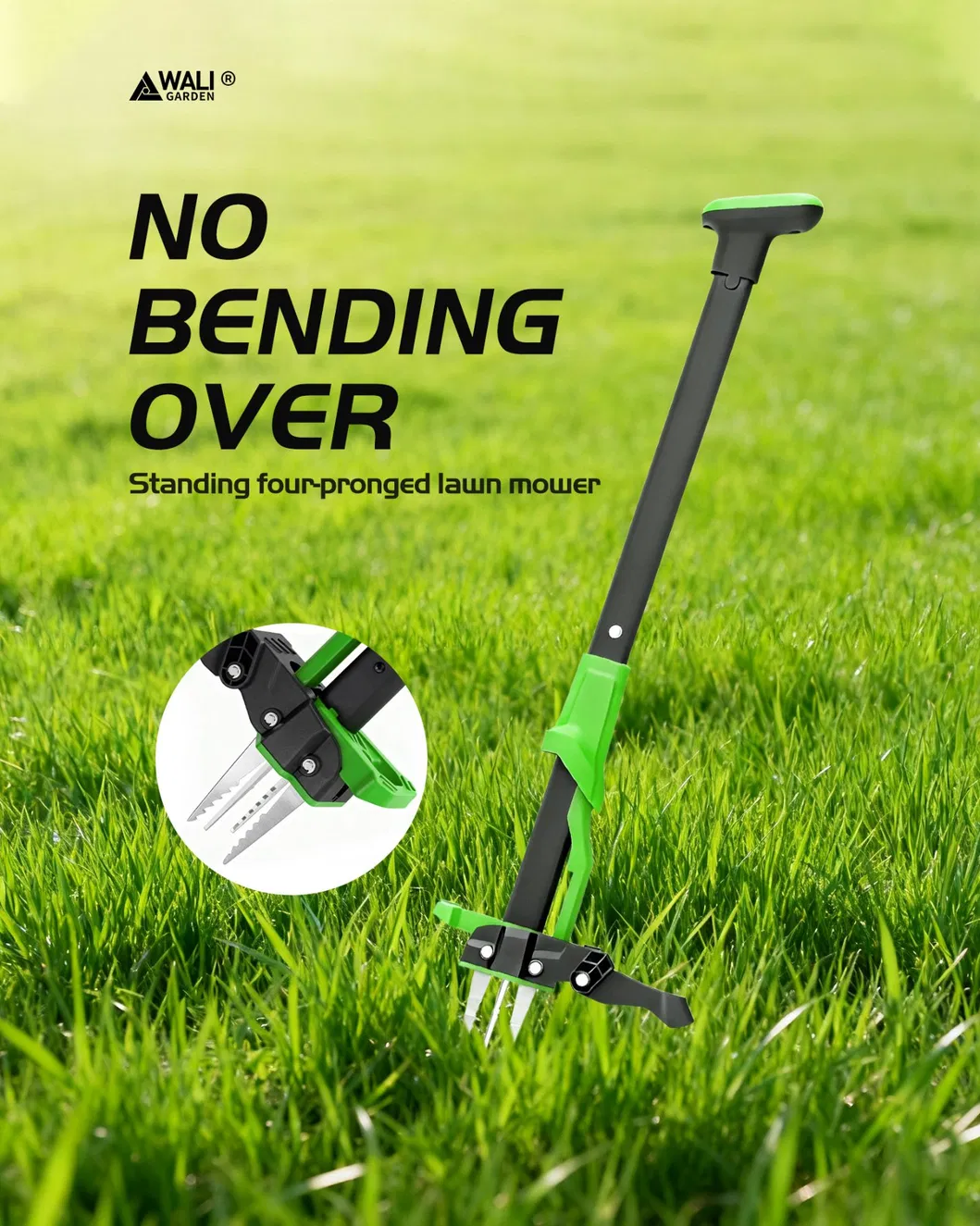 Ergonomic Four-Claw Weeding Tool