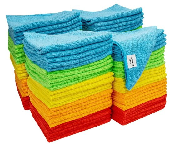 High Quality Custom Microfiber Cleaning Towel Absorbent Car Care Cleaning Towel Microfiber Cleaning Towel for Kitchen