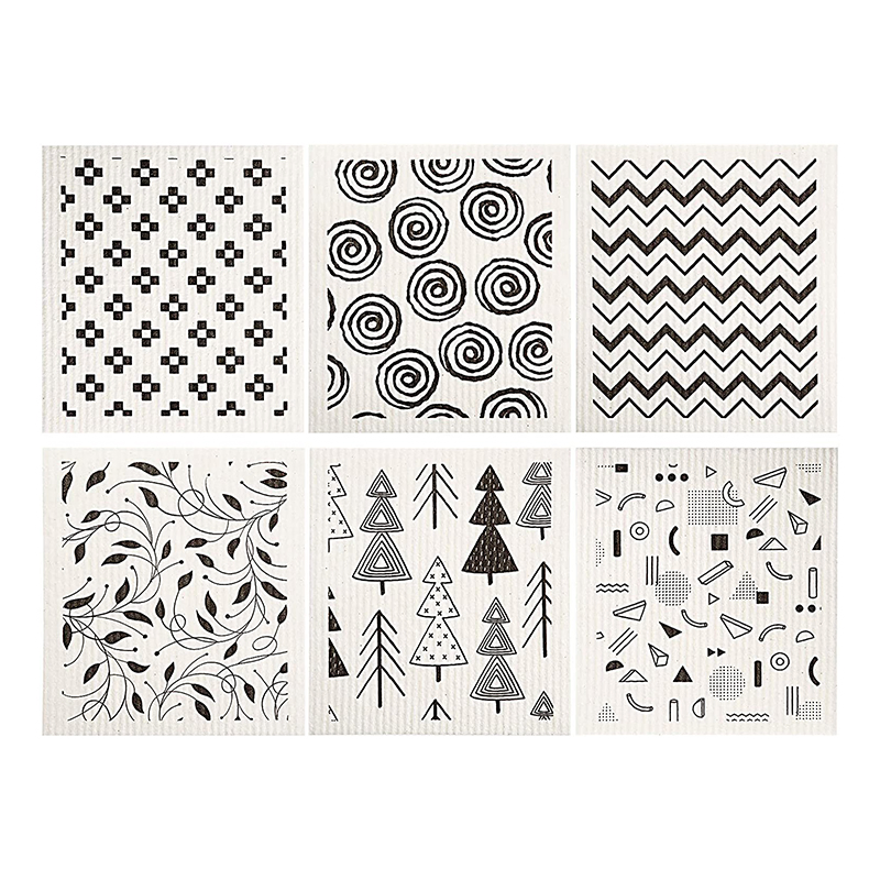 Wholesale Eco-Friendly Cellulose Cloth Kitchen Cleaning Dish Cloths