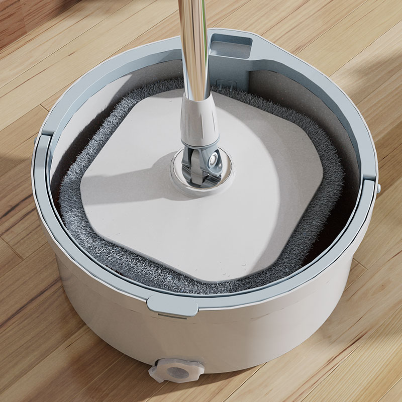 Dual Chamber Floor Cleaning System with Spin Dry Technology