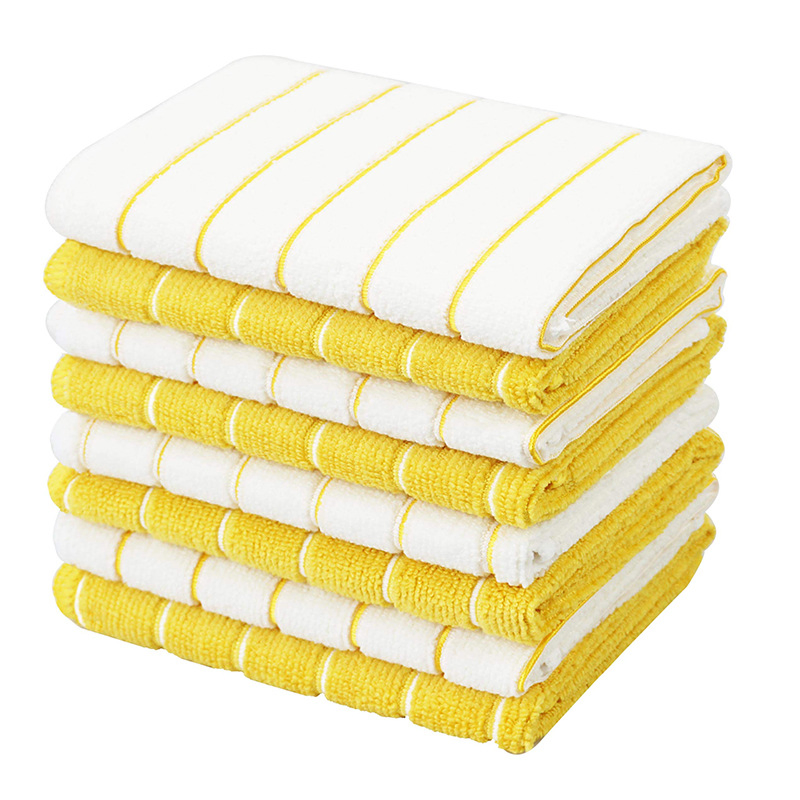 330GSM 45*65cm Microfiber Kitchen Household Cleaning Cloth Car Clean Dishcloth