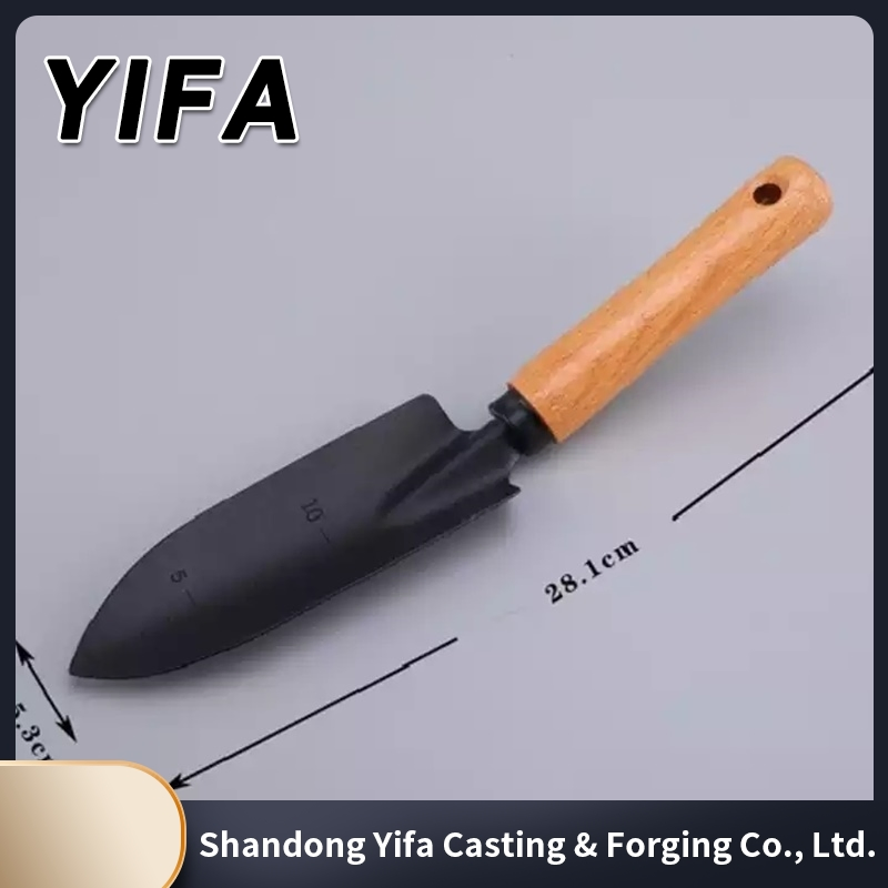 Gardening Five-Piece Wooden Handle Plastic Spraying Planting Loose Soil Shovel Beech Garden Outdoor Tools Garden Shovel