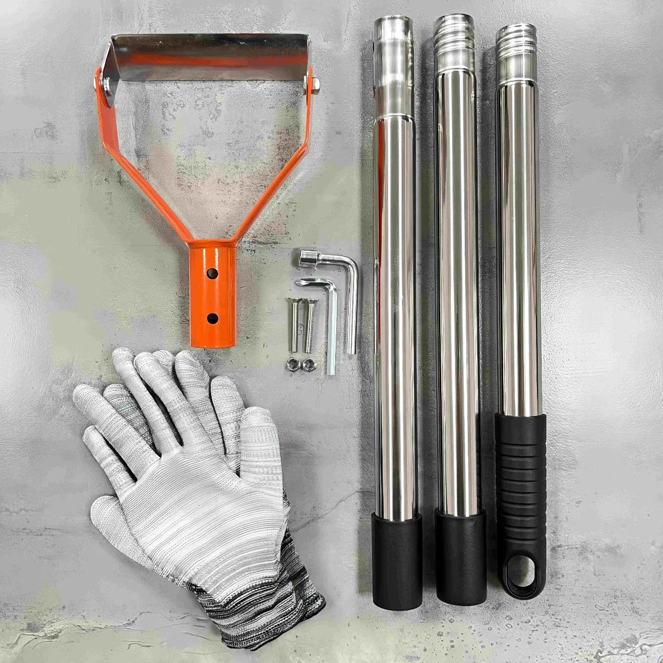 1.25m Adjustable Weeding Loop Stirrup Hoe for Soil Cultivation