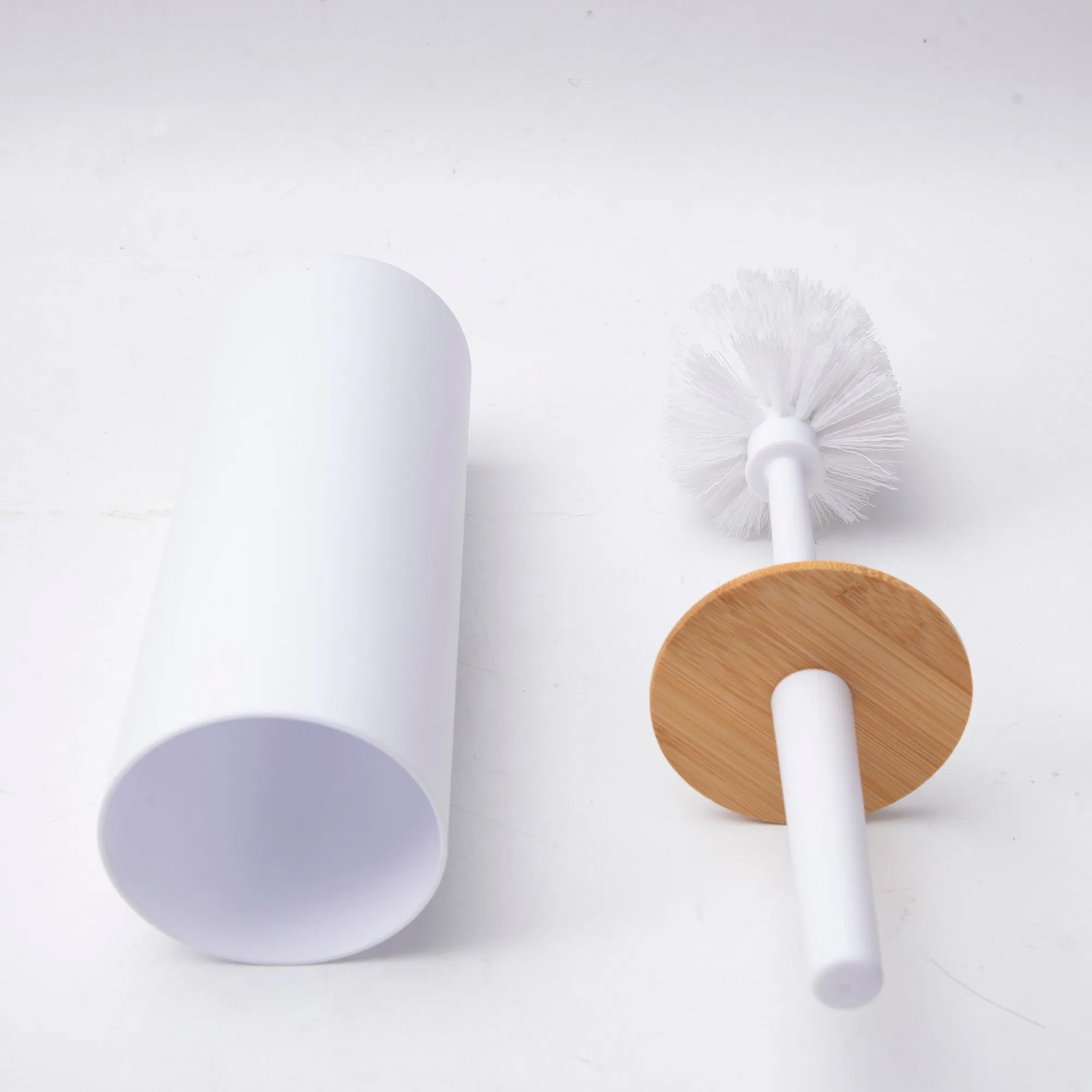 Plastic Toilet Cleaning Brush with Holder Toilet Brush and Holder Set for Bathroom