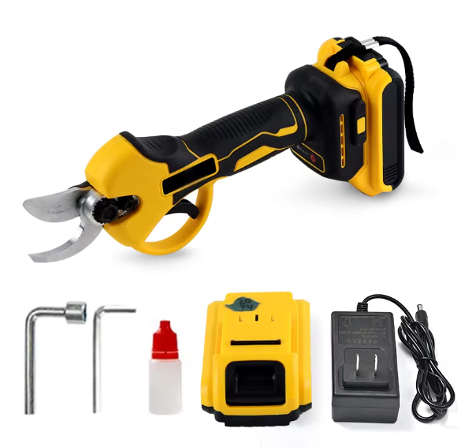 Cordless Electric Garden Pruning Shears: 25mm Effortless Cutting Tool