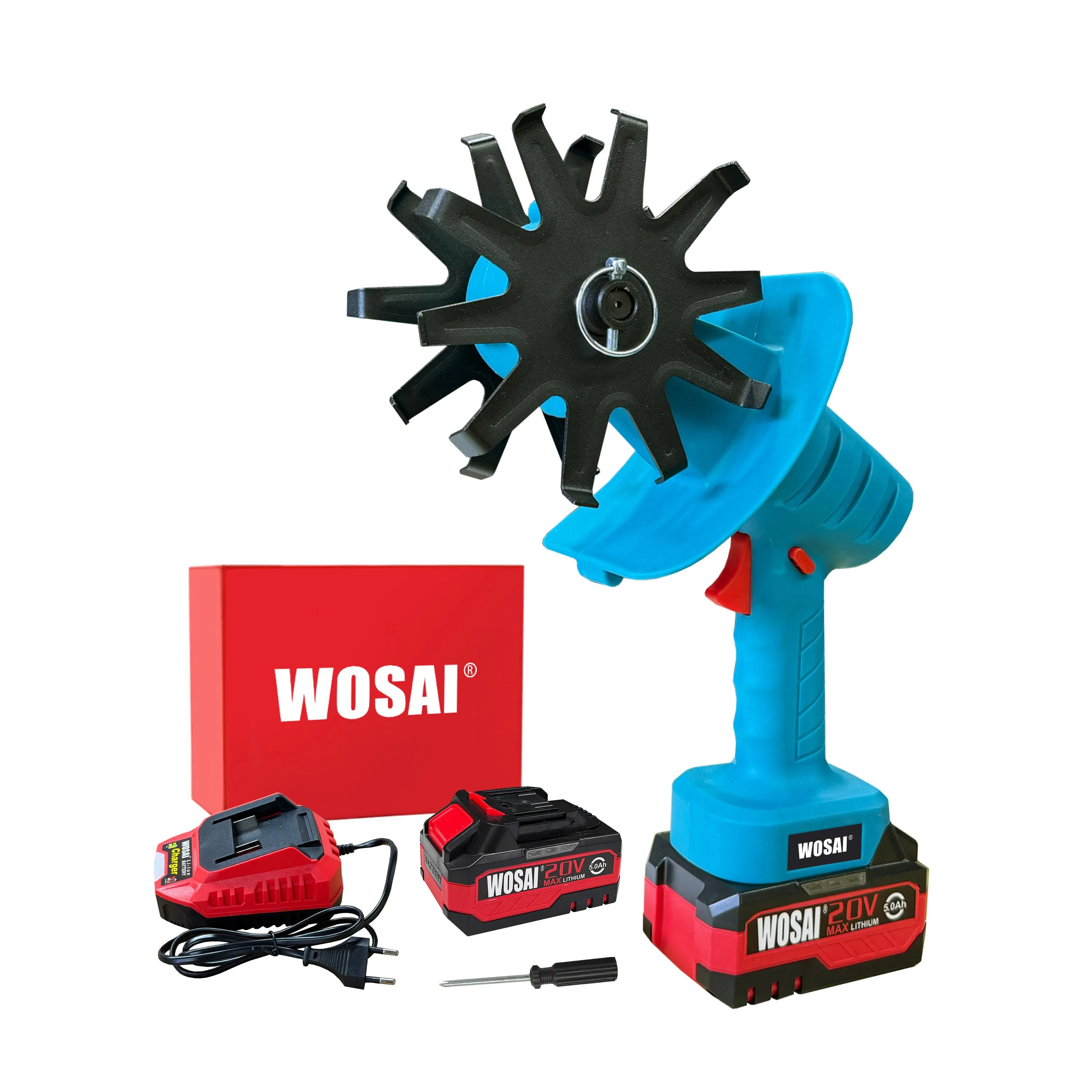 Powerful 20V Handheld Cordless Cultivator - Easy to Use Tool for Garden Weeding and Soil Cultivation