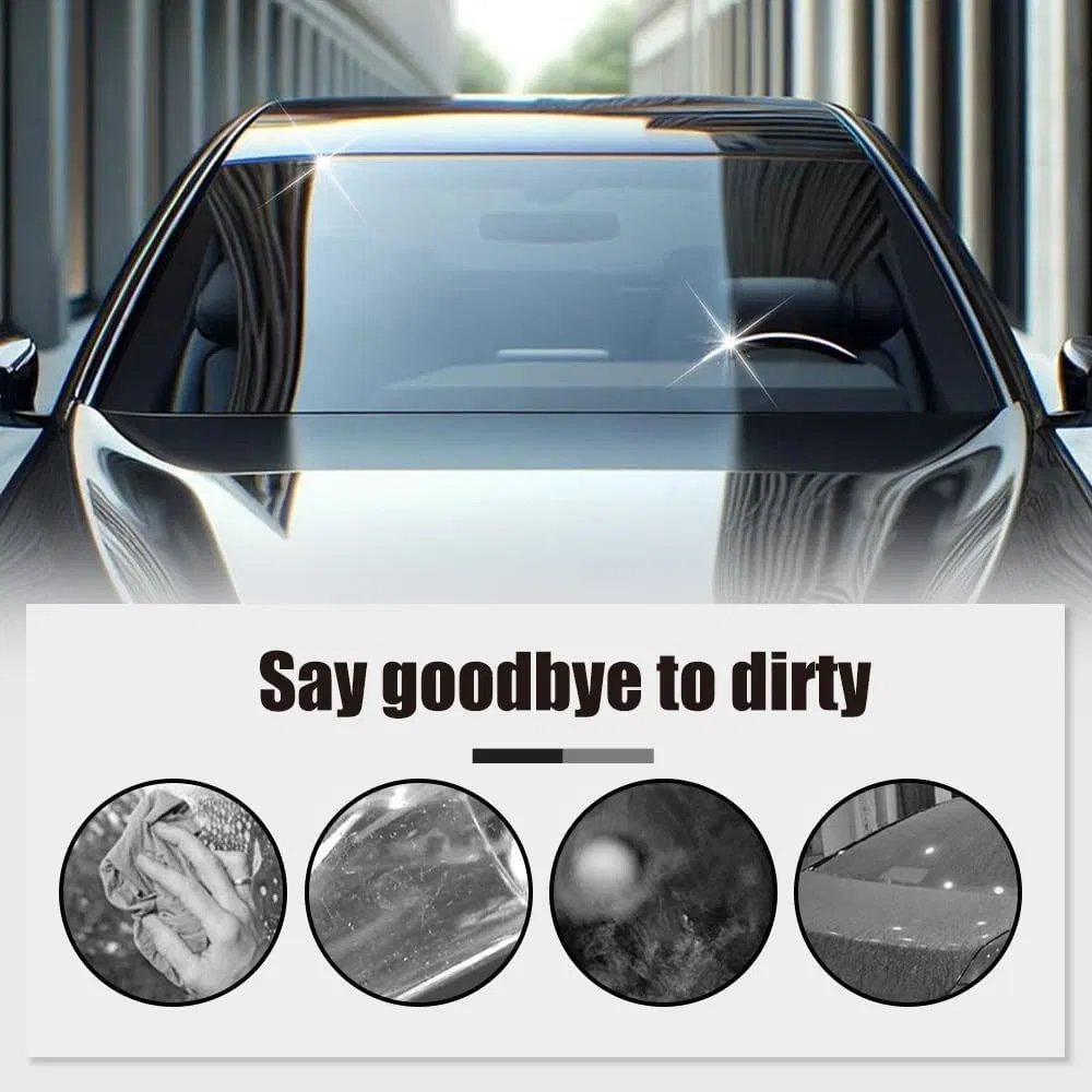 Black Grey 30*40cm 40*60cm 280GSM Cleaning Cloth Microfiber Towel Lint Free Magic Rag for Window Glass