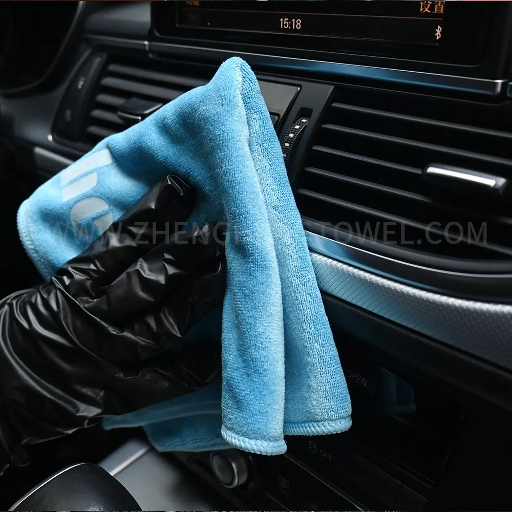 Microfiber Quick-Dry Towel Cloth Multipurpose Plain Weft Knitting Cloth for Home Use for Car and Kitchen Cleaning Wiping