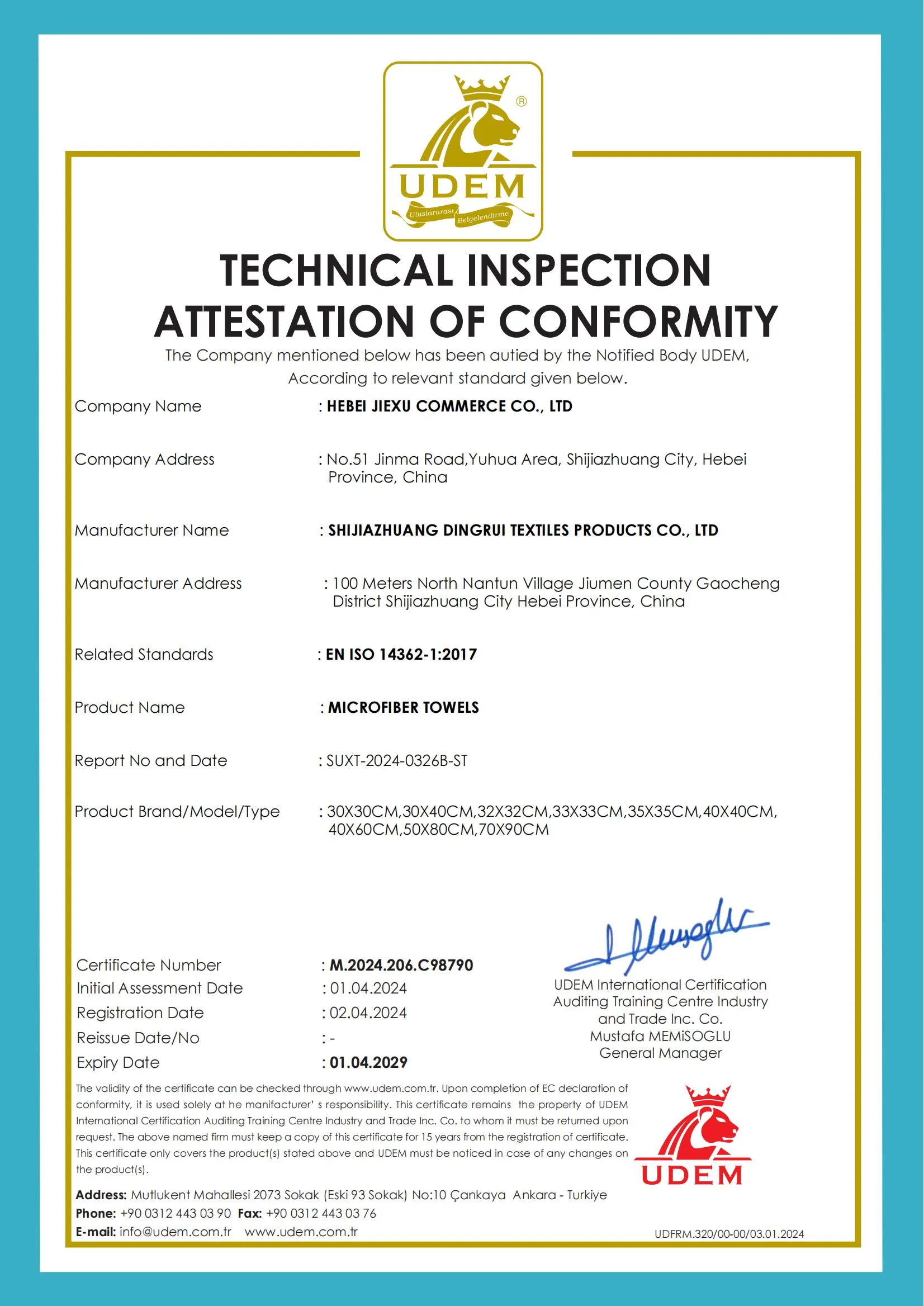 CE Certificate