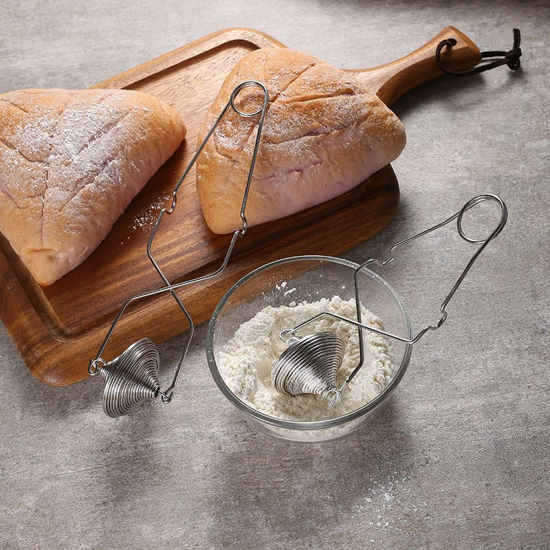 Stainless Steel Flour Sieve, Bread Dust Removal Stick, Sugar Flour, Spice Baking Tool