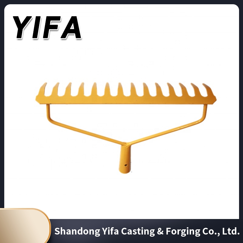 High Quality Cheap Garden Tools Metal Small Agricultural Glass Lawn Rake Mini Garden Rake Tools