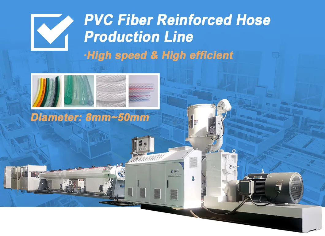 PVC Fiber Reinforced Soft Hose Making Machine