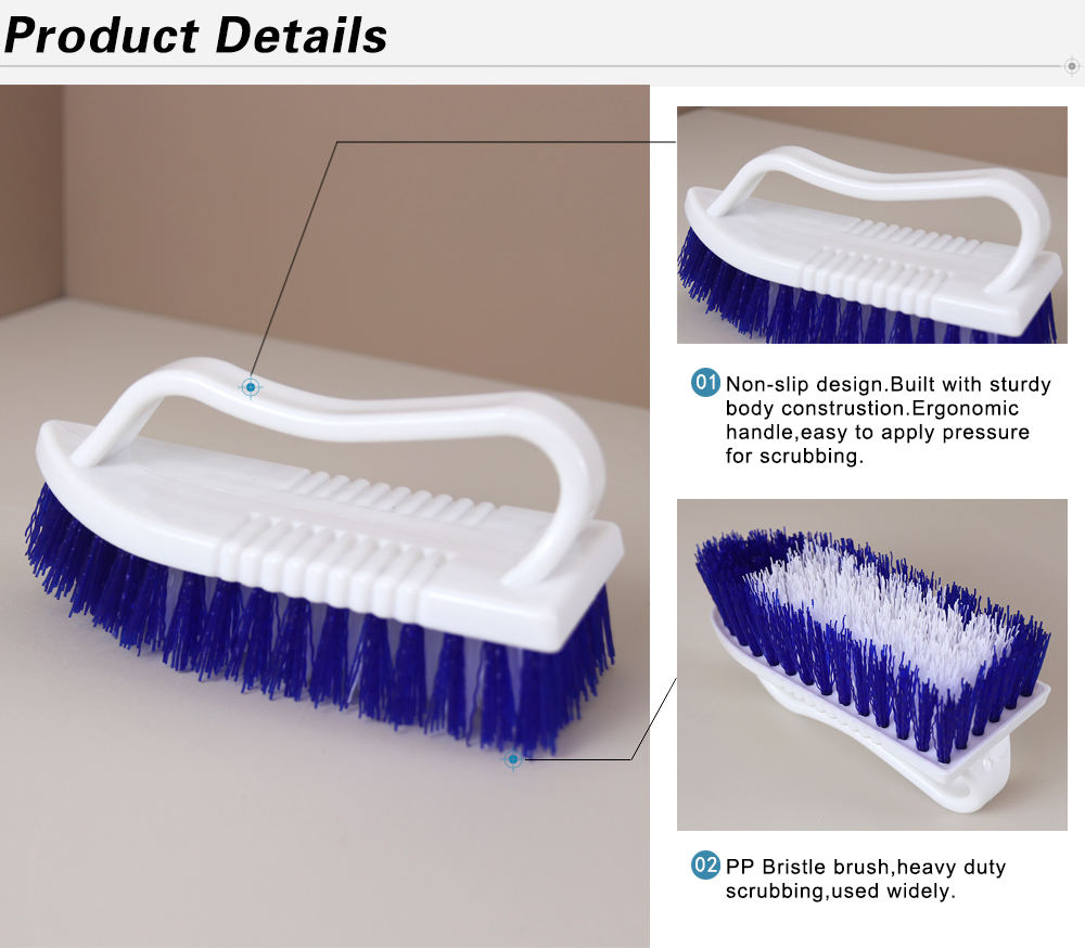 Jy 8003 Household Cleaning Brush Clothes Brush PP Material Laundry Brush for Clothes Cleaning